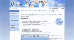 Desktop Screenshot of calcula.de